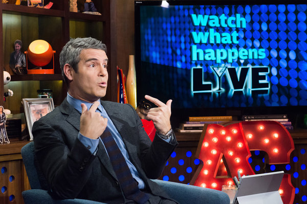 WATCH WHAT HAPPENS LIVE -- Episode 11191 - Pictured: Andy Cohen -- (Photo by: Charles Sykes/Bravo)